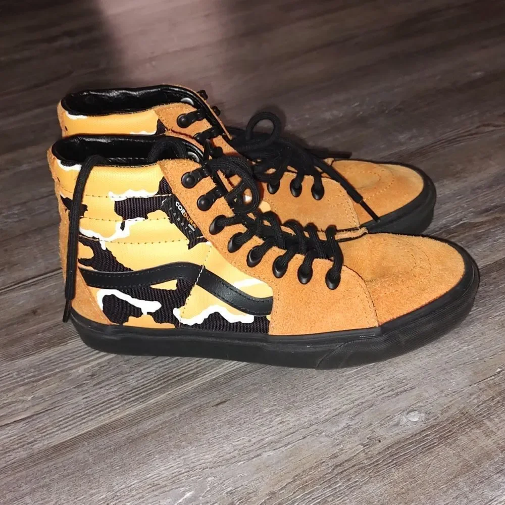 NEW VANS SK8 HI CORDURA AMBERGLOW  Men 7.5   Women  9.0